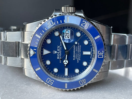 VSF FACTORY 1:1 Rolex Submariner 116619 LB Best Edition Blue Ceramic 904L Steel VS3135