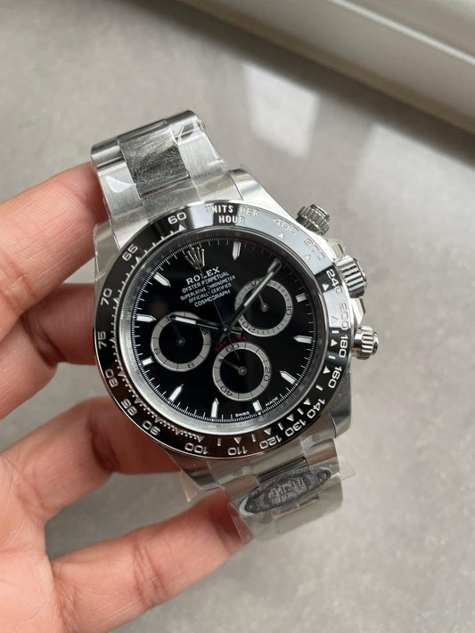 Clean factory 1:1 Rolex 2023 Daytona 126500 Best Edition 904L Steel Black Dial SH4131