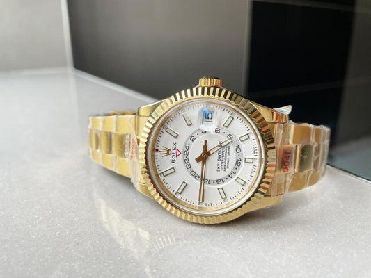 Noob FACTORY 1:1 Rolex Sky-Dweller 326934 SS Best Edition White Dial A23J