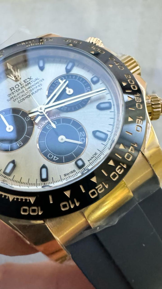 Clean Factory 1:1 Rolex Daytona 116518 Best Edition YG/Black Dial SA4130