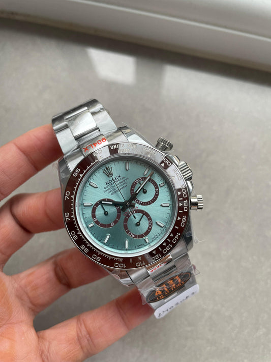 QF Factory 1:1 Rolex Daytona 126506 Best Edition 904L Steel Ice Blue Dial SA4131