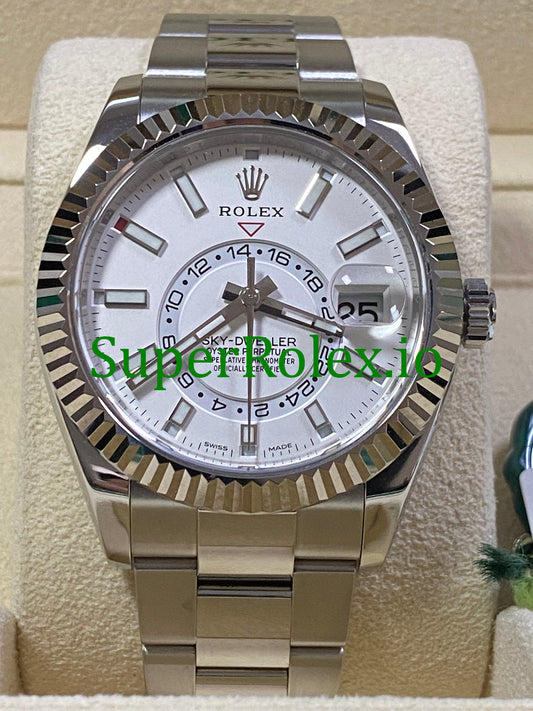 Rolex Sky-Dweller White Rolesor Ref.326934 - White Index Dial