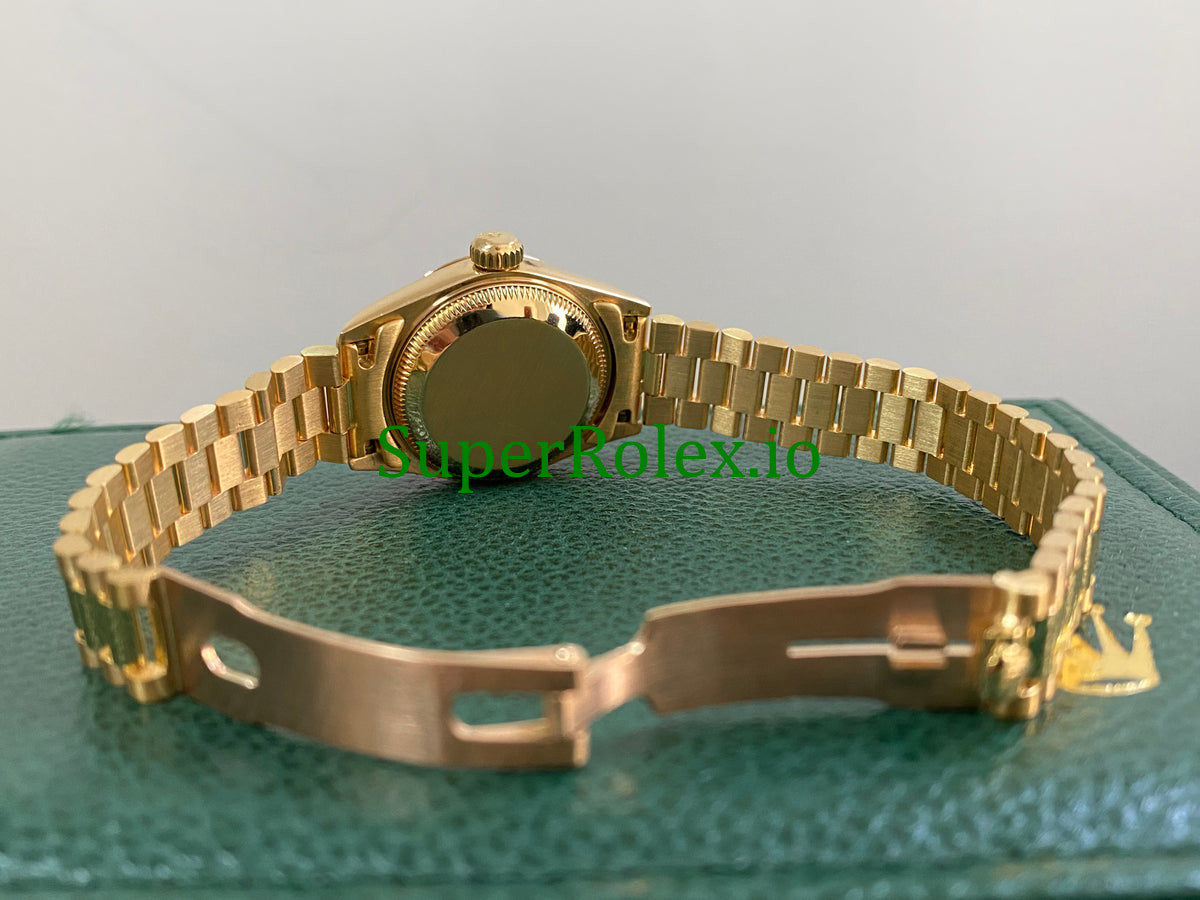 Rolex Lady-Datejust 26MM Champagne Diamond Dial Ref.69178