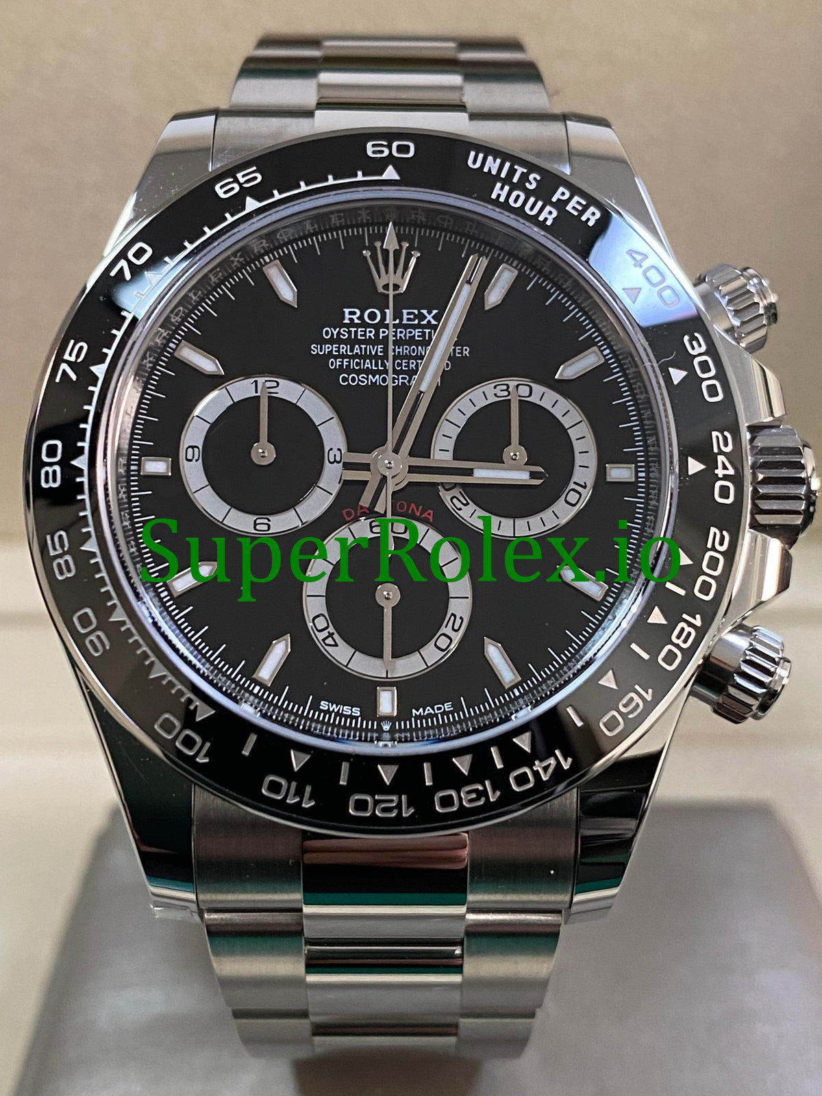 Rolex Cosmograph Daytona 40  Steel Black Index Dial Ref.126500LN