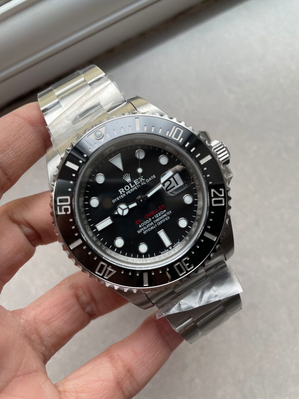 VSF FACTORY 1:1 Rolex Sea-Dweller 43mm 126600 904L SS Black Dial VS3235