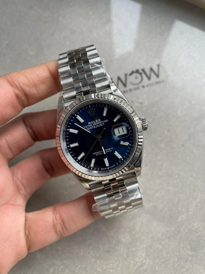 VSF Factory 1:1 Rolex DateJust 36 SS 116234 Best Edition 904L Steel Blue Dial VS3235