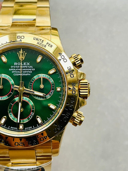 BTF factory 1:1 Rolex Daytona 116508 Best Edition Green Dial SA4130