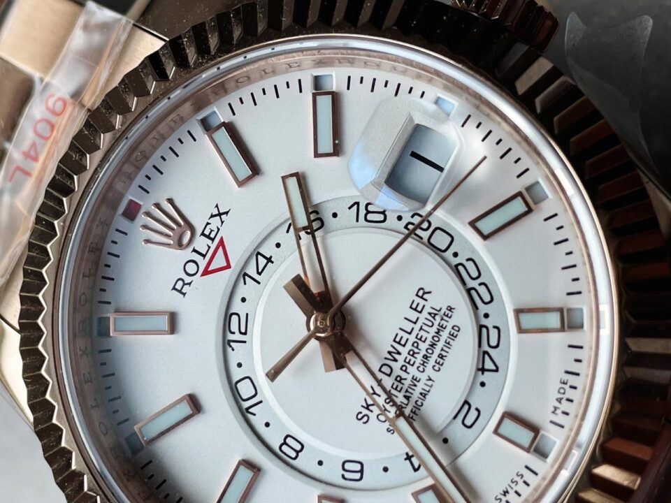 Noob FACTORY 1:1 Rolex Sky-Dweller 326934 SS Best Edition White Dial A23J