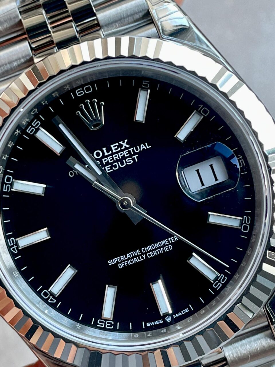 VS Factory 1:1 Rolex DateJust 41 SS Best Edition 904L Steel Black Dial