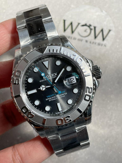VSF FACTORY 1:1 Rolex Yacht-Master 40mm 116622 904L SS Grey Dial Dots on SS Bracelet VS3135