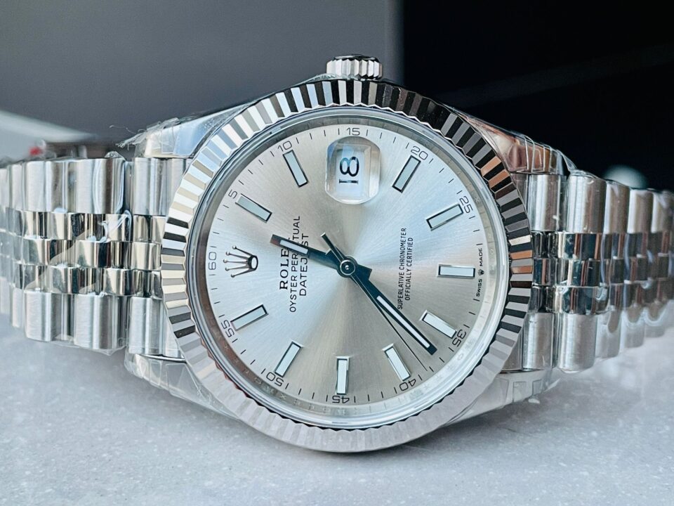 VS Factory 1:1 Rolex DateJust 41 SS Best Edition 904L Steel Silver Dial