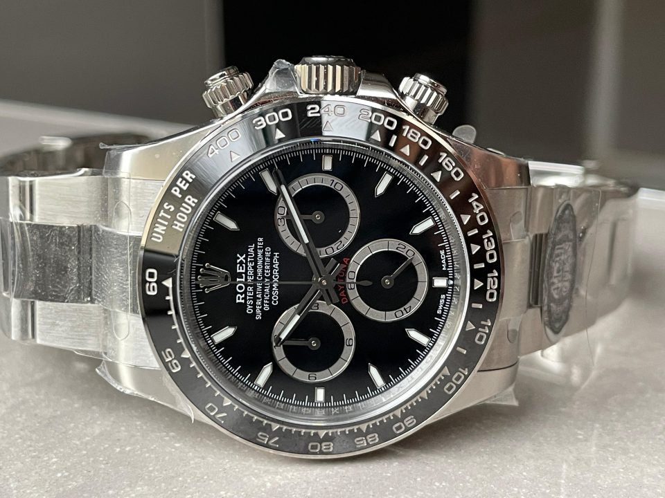 Clean factory 1:1 Rolex 2023 Daytona 126500 Best Edition 904L Steel Black Dial SH4131
