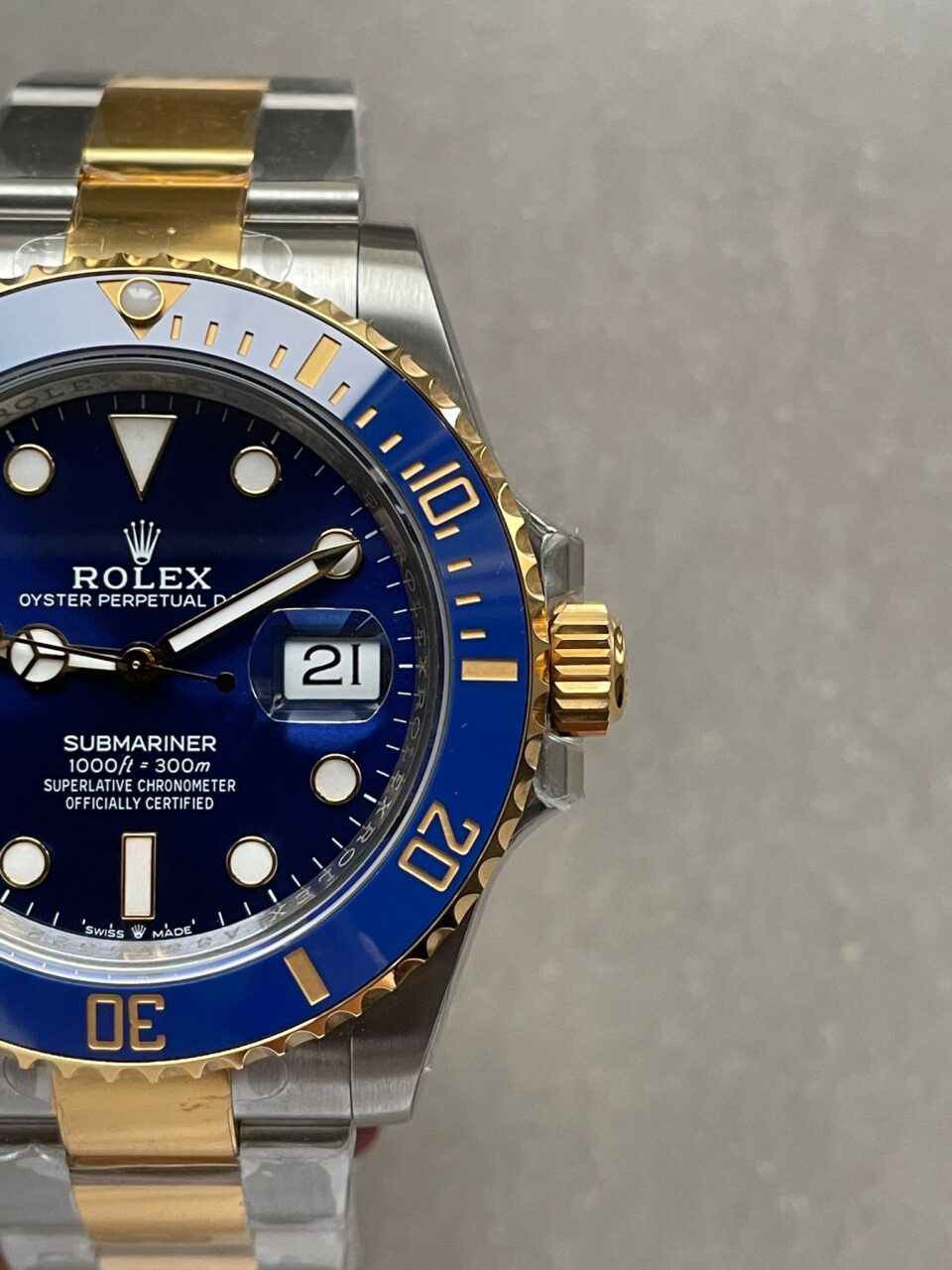 VSF FACTORY 1:1 Rolex Submariner 116613 LB Best Edition SS/YG Bluesy Blue Ceramic 904L Steel Blue Dial VS3235