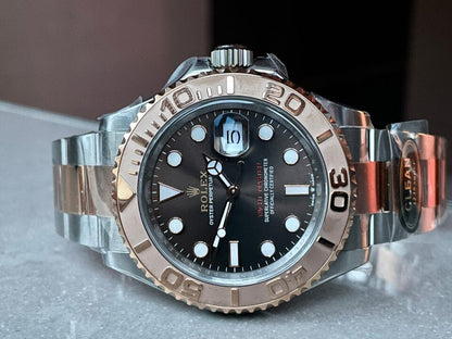 CF FACTORY 1:1 Rolex Yacht-Master 116621 SS/RG 904L steel Black Dial VS3235
