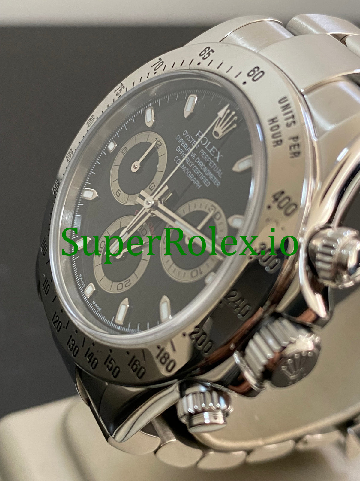 Rolex Cosmograph Daytona 40 Steel Black Index Dial Ref.116520