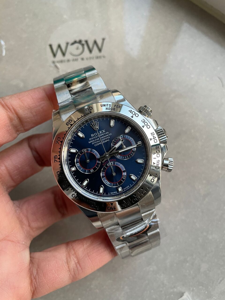 BTF factory 1:1 Rolex Daytona 116509 Best Edition 904L SS Case and Bracelet Blue Dial SA4130