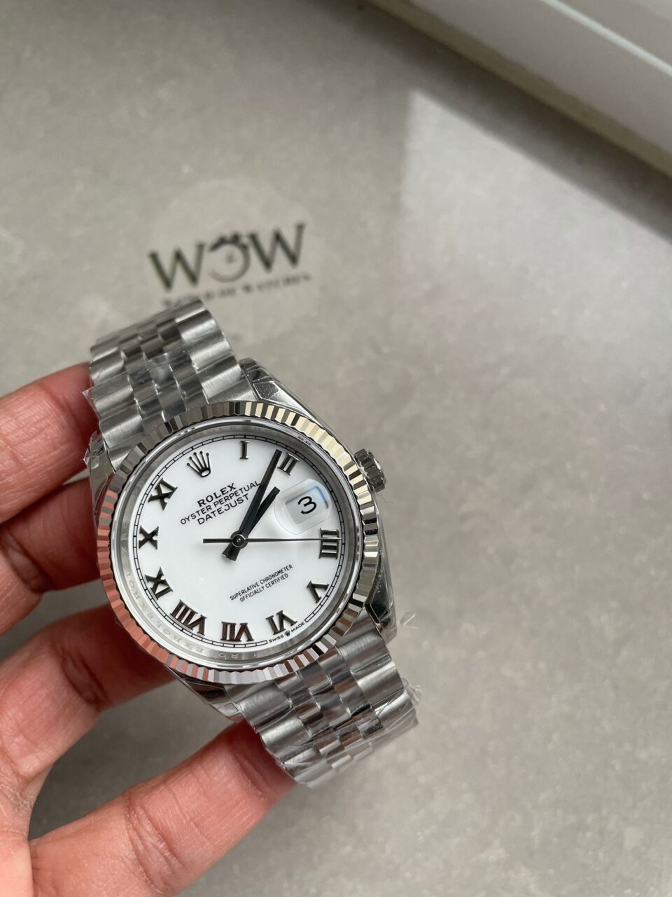 VSF Factory 1:1 Rolex Datejust 41mm 16030 Roman markers White dial VS3235