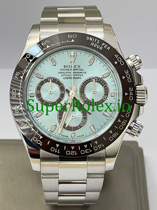 Rolex Platinum Cosmograph Daytona 40 Ice Blue Dial Ref.116506