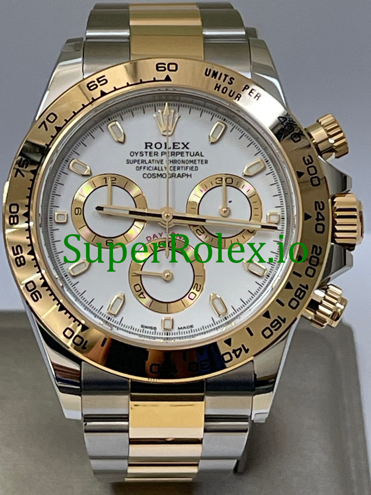 Rolex Cosmograph Daytona 40 Yellow Rolesor White Index Dial Ref.116503