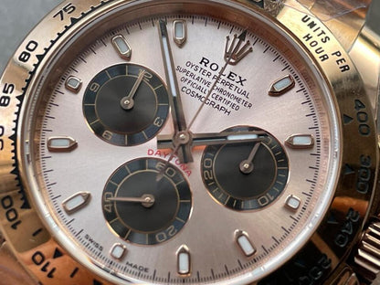 BTF Factory 1:1 Rolex Daytona 116505 904L RG Rose Gold Dial A4130