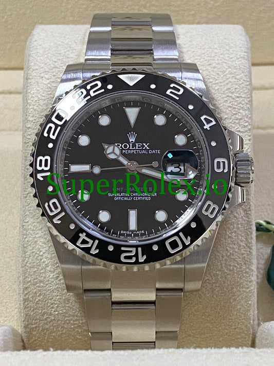 Rolex GMT-Master II 40mm Steel Oyster Ref.116710LN - Black Dial