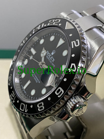 Rolex GMT-Master II 40mm Steel Oyster Ref.116710LN - Black Dial