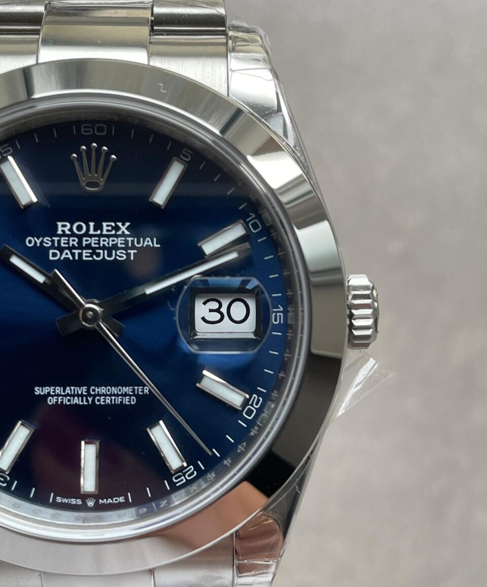 VSF Factory 1:1 Rolex DateJust 41 126300 904L SS Best Edition Blue Dial VS3235