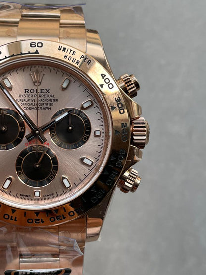 BTF Factory 1:1 Rolex Daytona 116505 904L RG Rose Gold Dial A4130