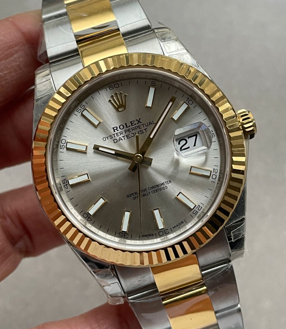 VSF Factory 1:1 Rolex DateJust 41 126333 904L SS/YG Best Edition Silver Dial VS3235