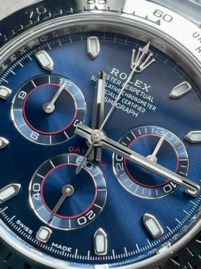 BTF factory 1:1 Rolex Daytona 116509 Best Edition Blue Dial SA4130 V2