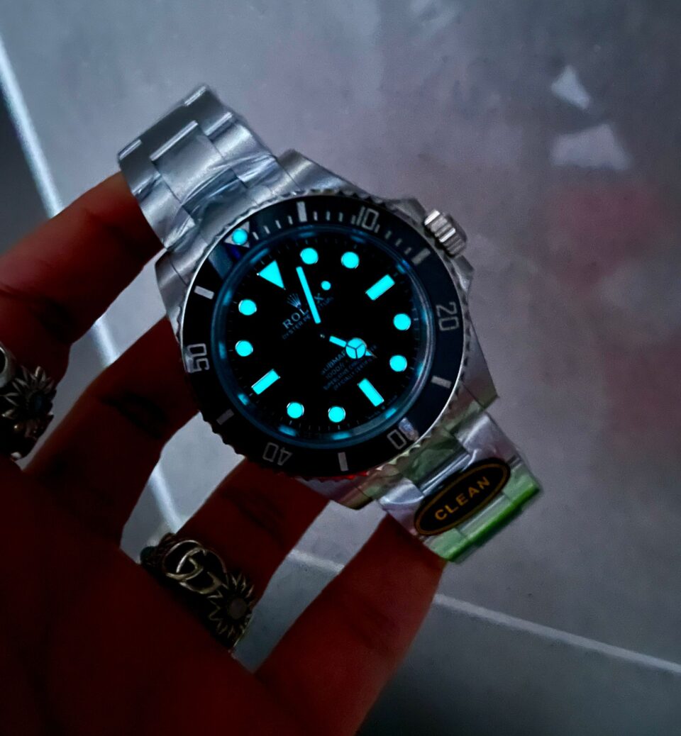 Clean FACTORY 1:1 Rolex Submariner No Date CF 41mm Black Dial Black ceramic Bezel 3230