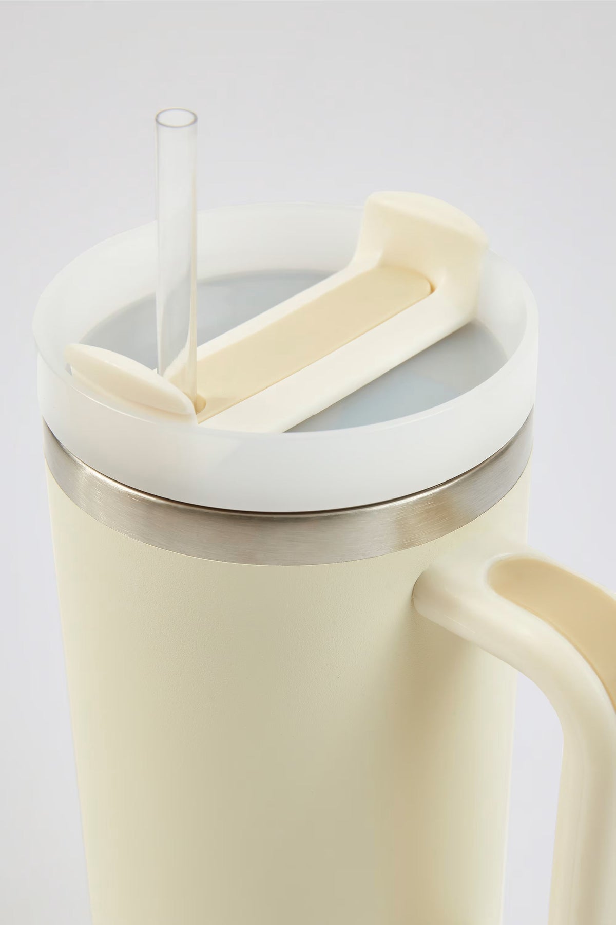 Stainless Steel Water Bottle in Cream
