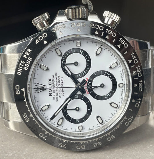 btf factory 1:1 Rolex daytona 116500ln best edition PANDA white dial sa4130