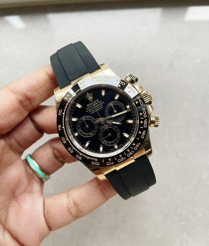 BTF Factory 1:1 Rolex Daytona 116518 Best Edition 904L Steel Black Dial A4130