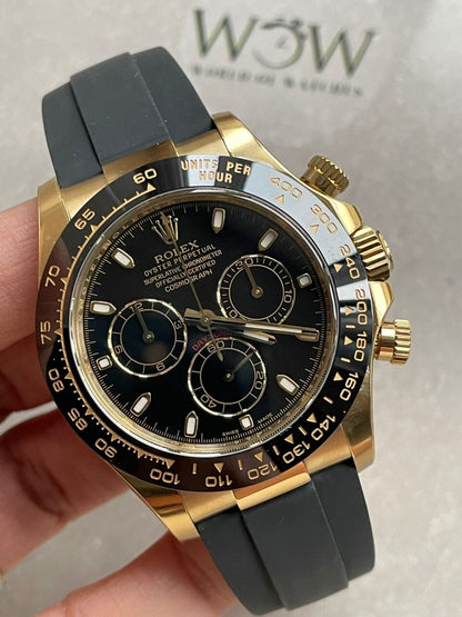 Clean Factory 1:1 Rolex Daytona 116518 Best Edition Black Dial SA4130