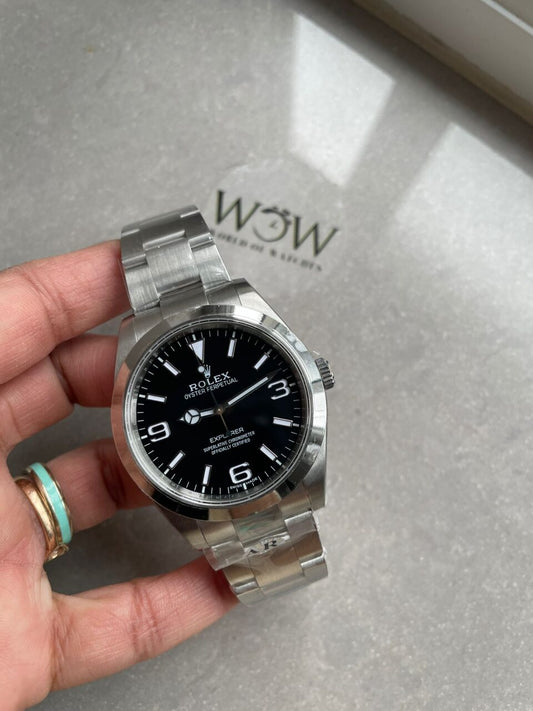 ARF Factory 1:1 Rolex EXPLORER I 214270 39mm black dial ss strap