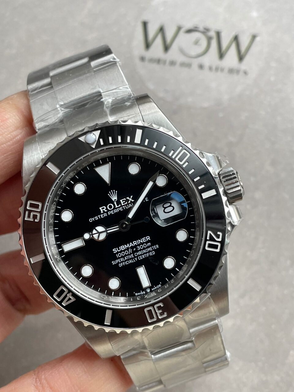 VSF FACTORY 1:1 Rolex SUBMARINER SUB DATE SUBMARINER 41MM 126610 LN BEST EDITION BLACK CERAMIC 904L STEEL VS3235