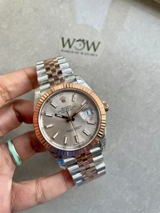 VSF Factory 1:1 Rolex DateJust 41 126331 904L SS/RG Best Edition Champagne Gold Dial VS3235