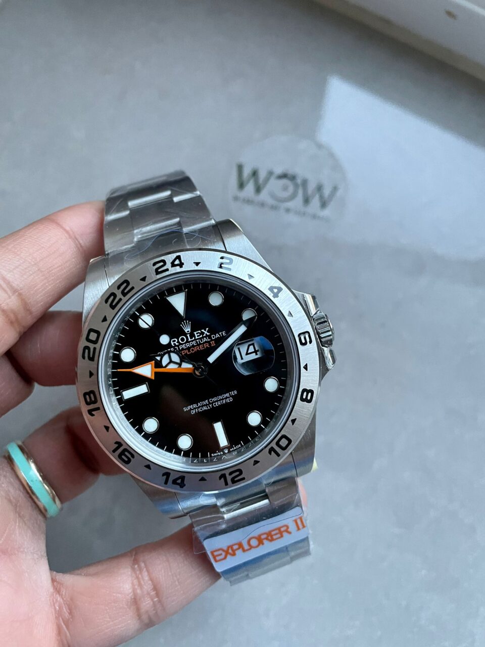 JVSF Factory 1:1 Rolex Explorer II 42mm 226570 904L SS Best Edition Black Dial VR3285
