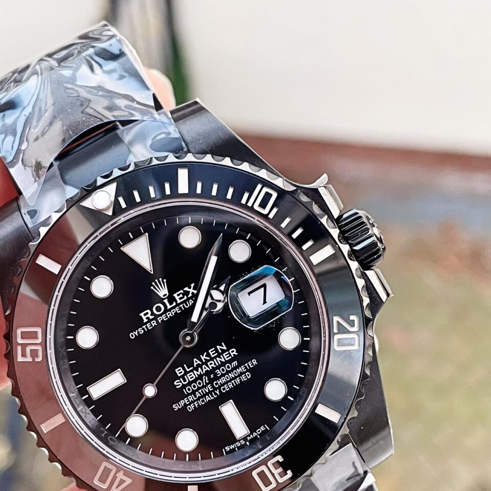 V6F FACTORY 1:1 Rolex Submariner 116610 PVD Best Edition Blaken All Black Ceramic 904L Steel A2824