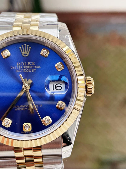 Rolex DateJust 31mm Ladies 278289 BPF Blue /gold Dial 316L steel
