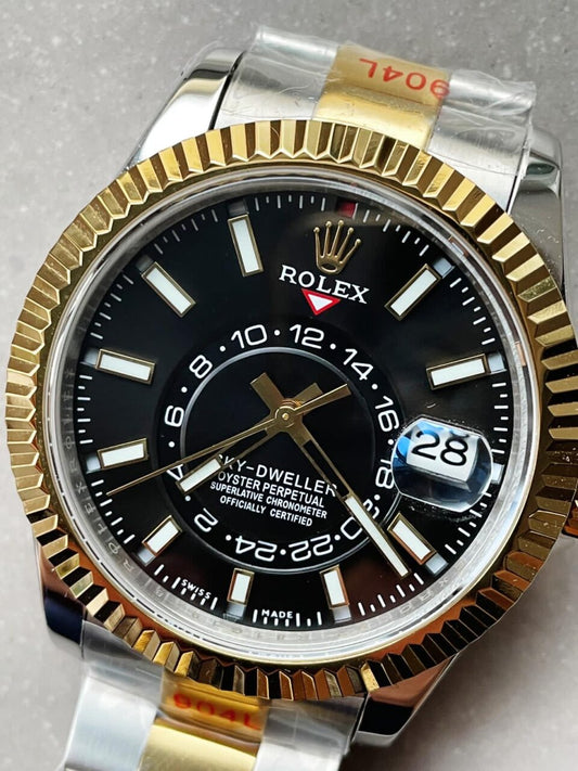Noob FACTORY 1:1 Rolex Sky-Dweller 326934 SS Best Edition Black Dial A23J