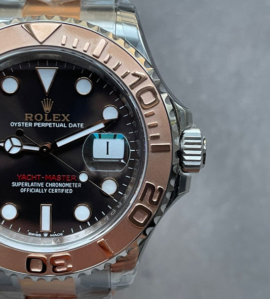 VSF FACTORY 1:1 Rolex Yacht-Master 126621 904L/RG Best Edition Brown Dial VS3235