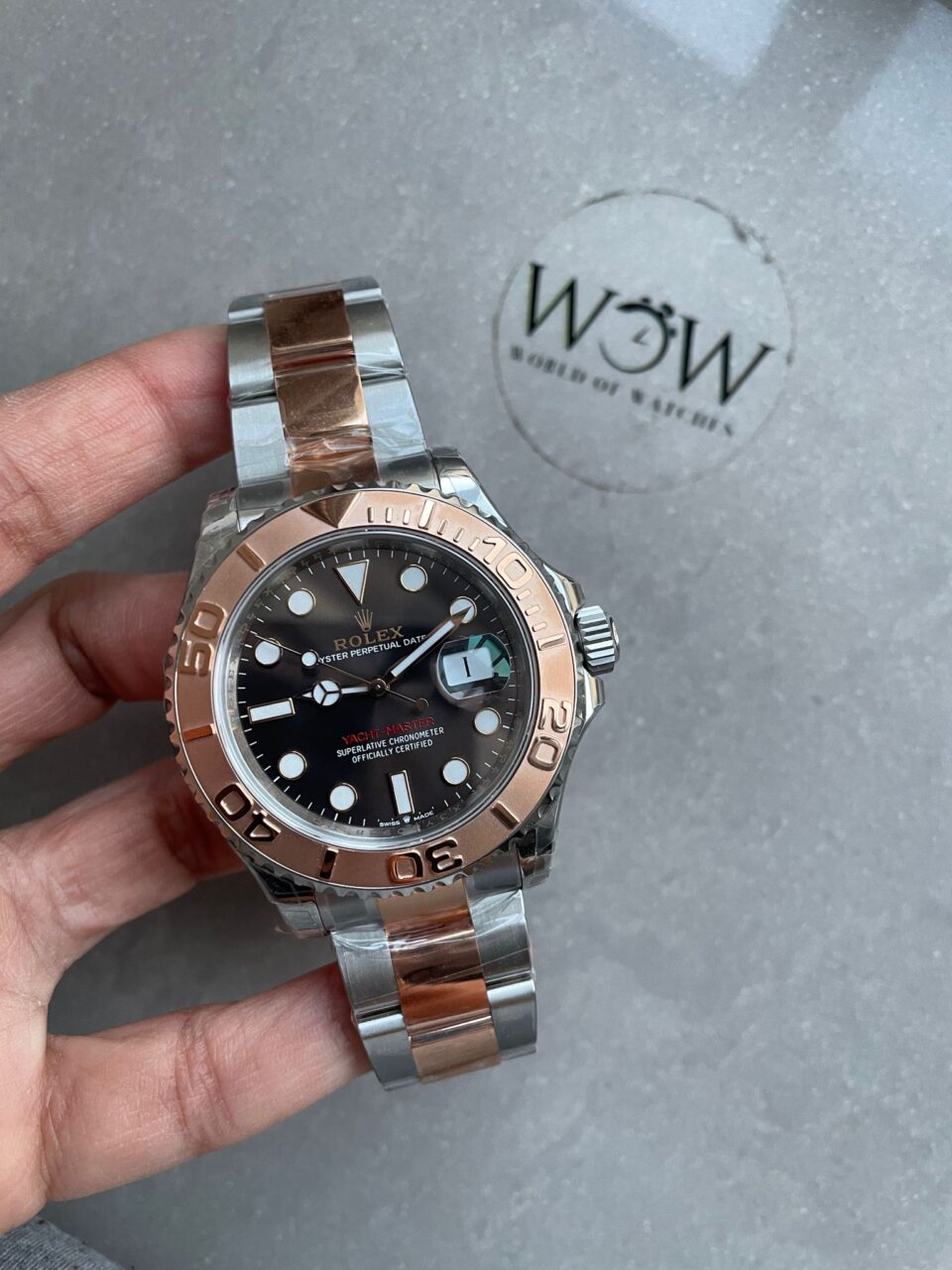 VSF FACTORY 1:1 Rolex Yacht-Master 126621 904L/RG Best Edition Brown Dial VS3235