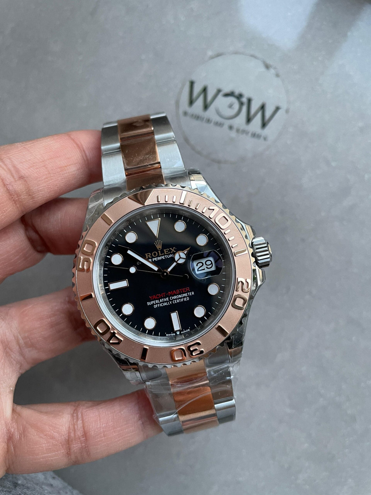 VSF FACTORY 1:1 Rolex Yacht-Master 126621 904L/RG Best Edition Black Dial VS3235