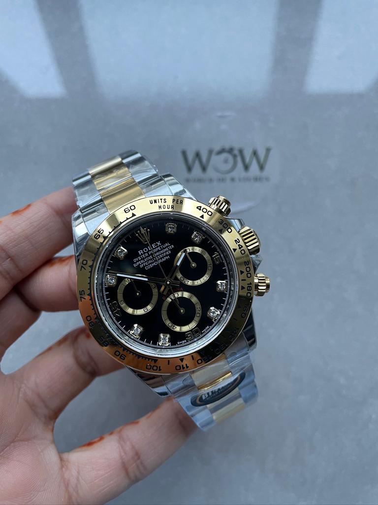 BTF Factory 1:1 Rolex Daytona 116503 904L YG/SS Black Dial A4130