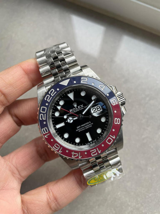 Clean Factory 1:1 Rolex GMT-Master II 126710 BLRO PEPSI Best Edition Blue/Red Ceramic DD3285 CHS