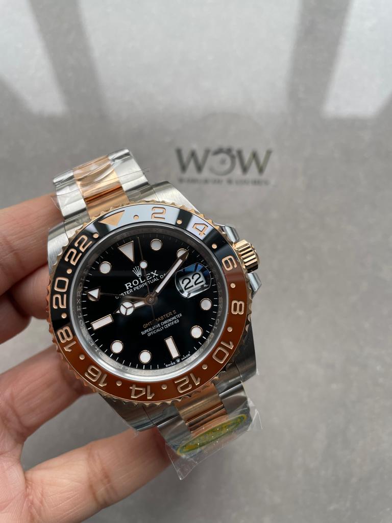 Clean Factory 1:1 Rolex GMT-Master II 126711 CHNR Black/Brown Ceramic Rootbeer Best Edition DD3285 CHS