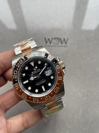 Clean Factory 1:1 Rolex GMT-Master II 126711 CHNR Black/Brown Ceramic Rootbeer Best Edition DD3285 CHS