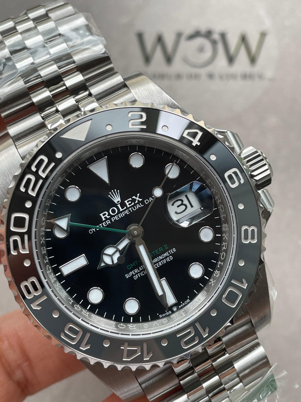 ARF Factory 1:1 Rolex GMT-Master II 126710 GRNR Bruce wayne Best Edition Black/grey Ceramic VR3285 CHS